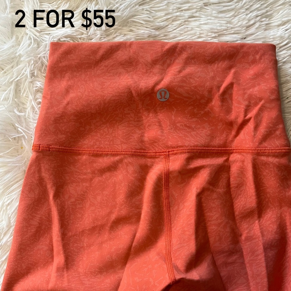 SOLD Lululemon wunder train leggings